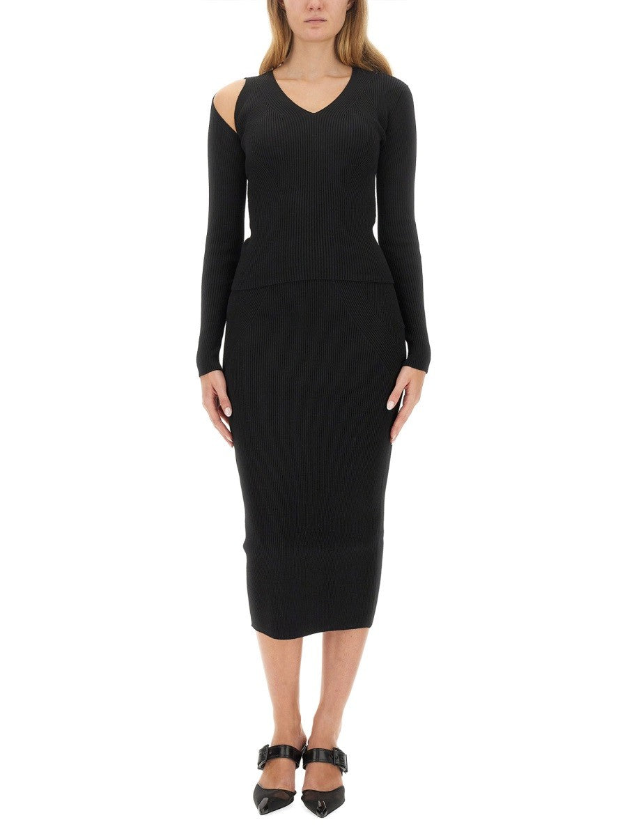 Alexander Mcqueen KNIT PENCIL SKIRT