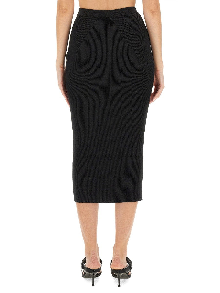 Alexander Mcqueen KNIT PENCIL SKIRT