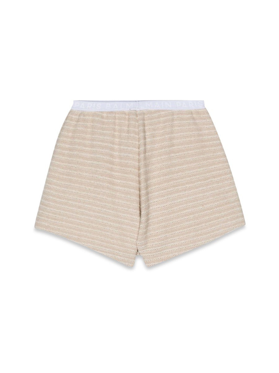 Balmain knit shorts