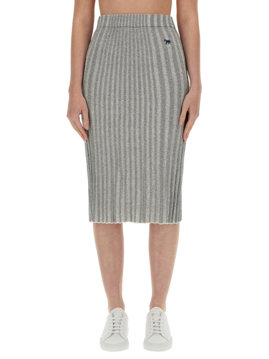 Maison Kitsune KNIT SKIRT