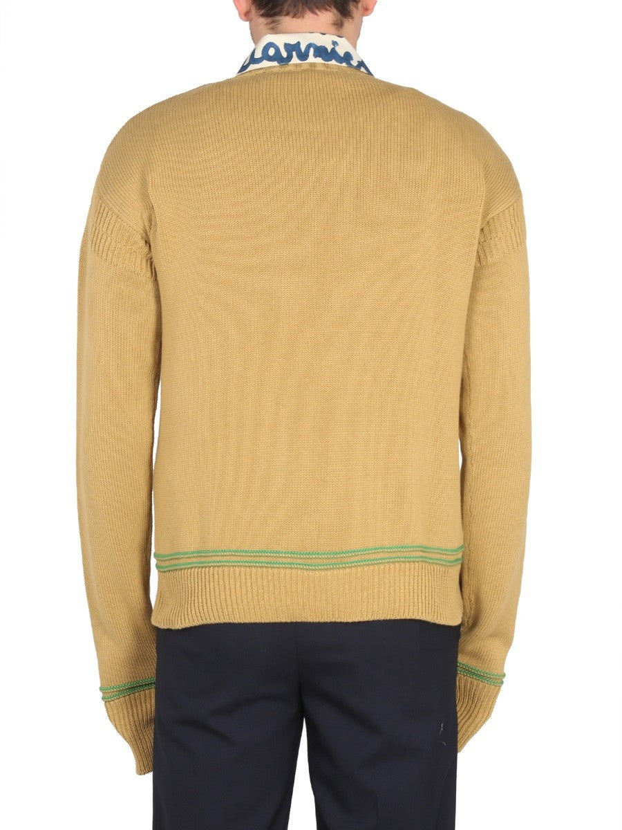 Marni KNIT SWEATSHIRT WITH LOGO