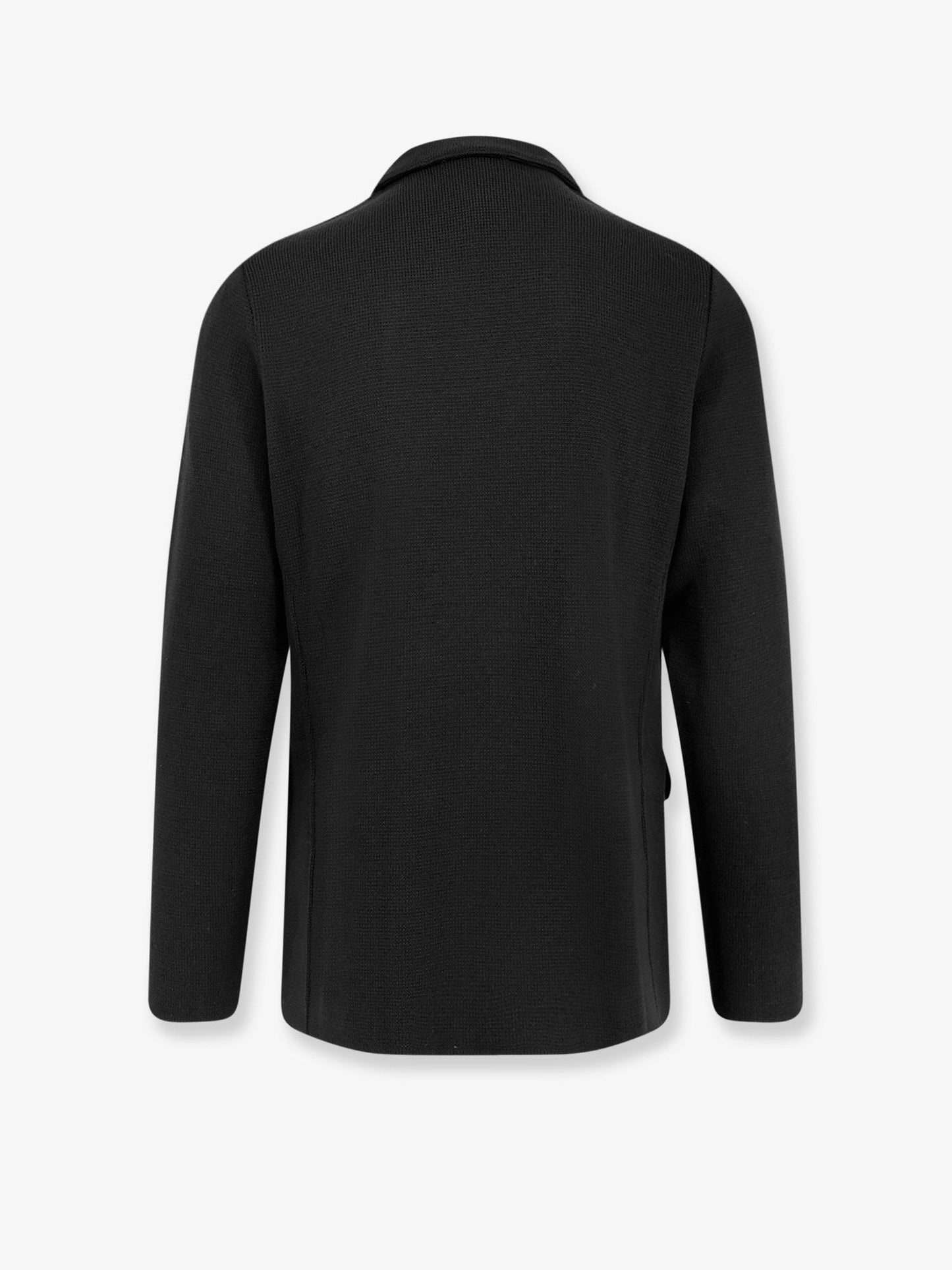 Lardini Knitted blazer with iconic brooch