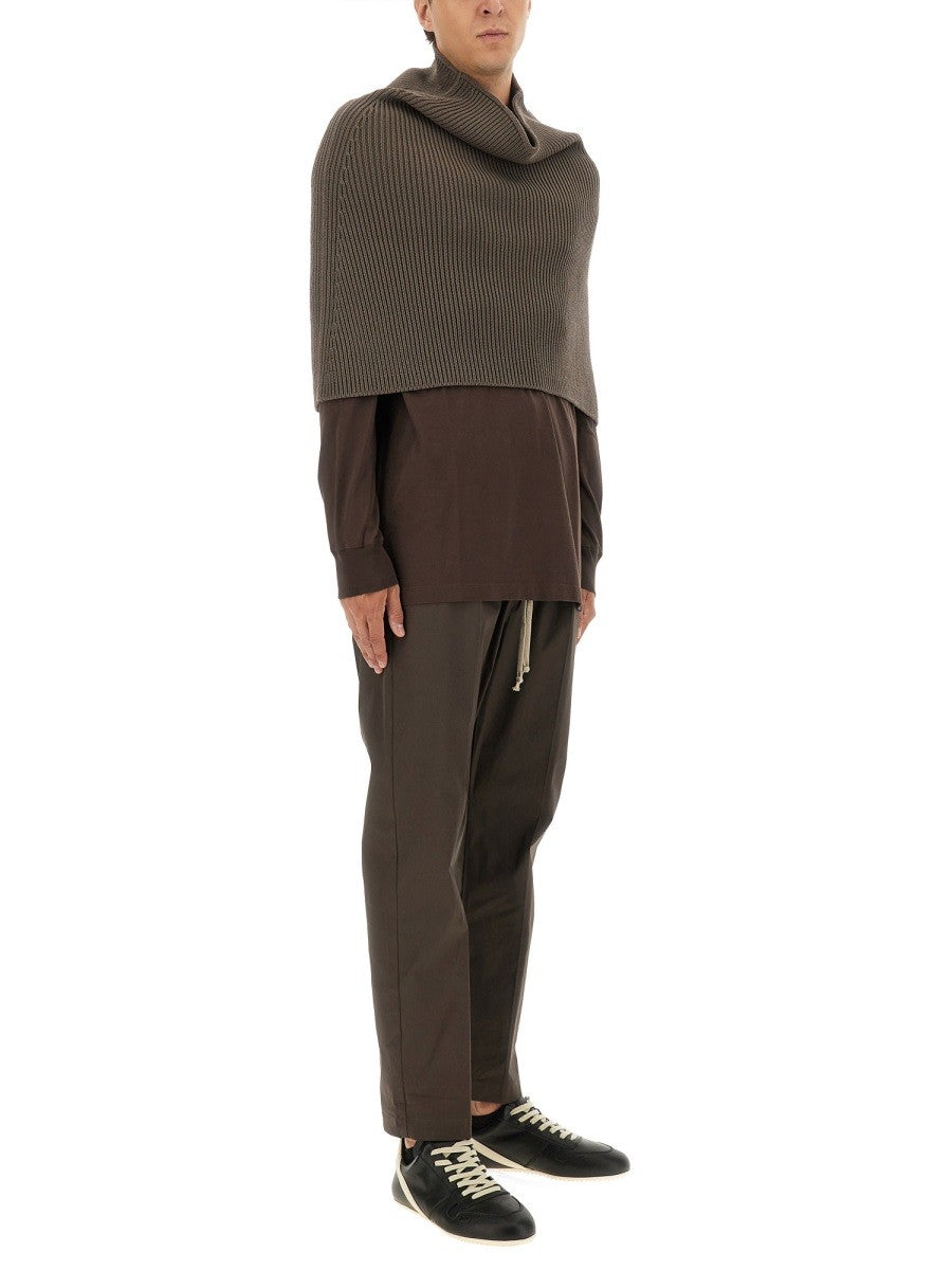 RICK OWENS KNITTED CAPE