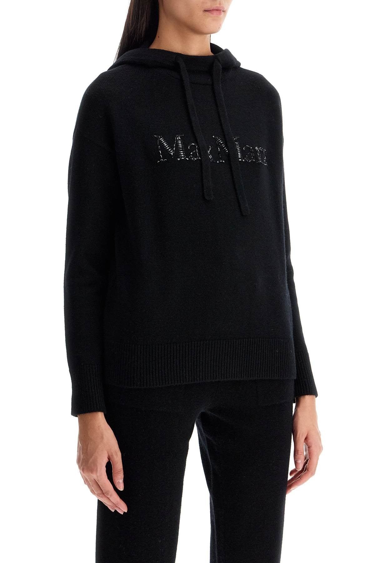 'S MAX MARA 'knitted gorizia sweatshirt with rhin