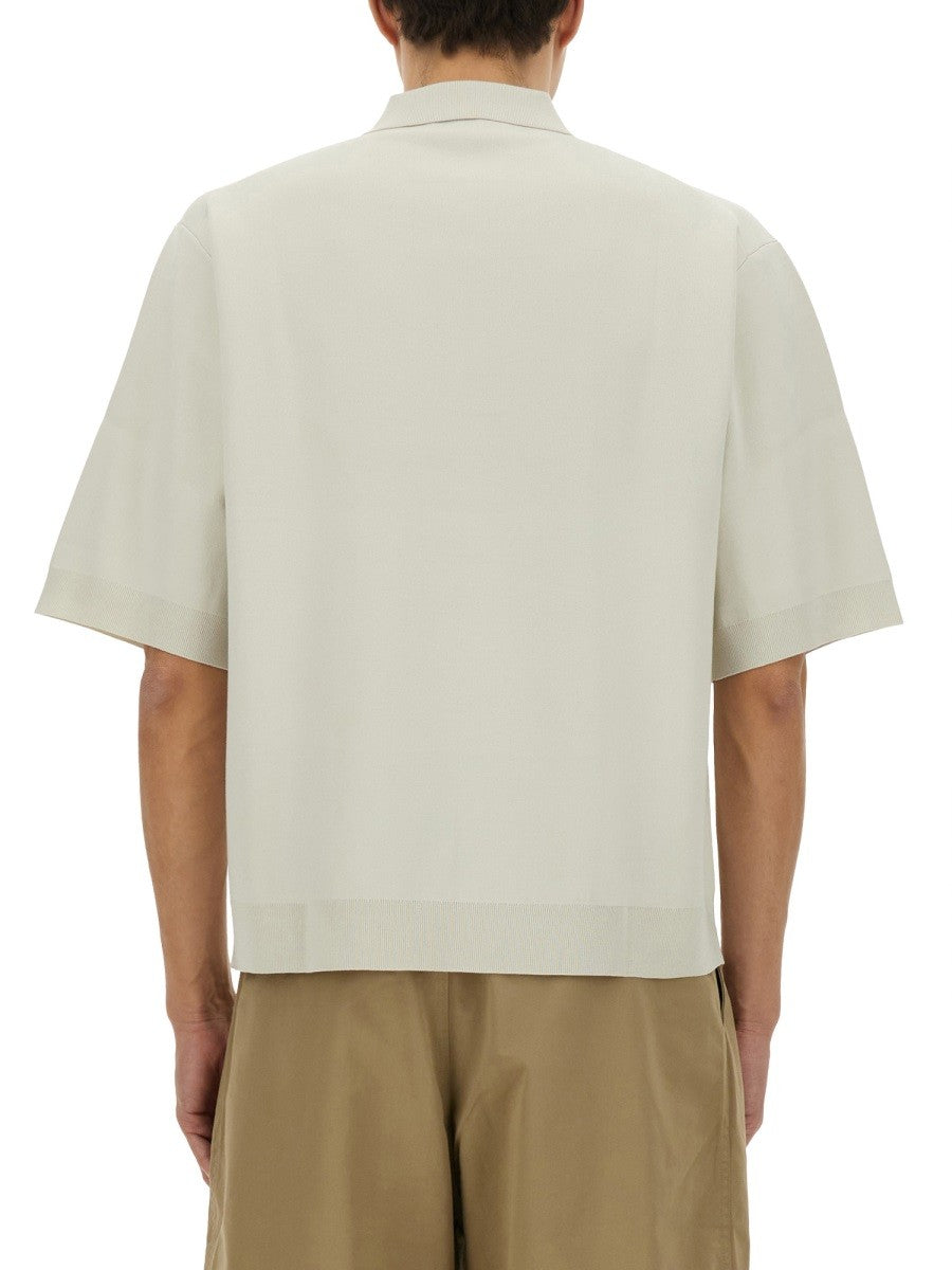 STUDIO NICHOLSON KNITTED POLO.