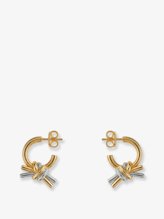 Bottega Veneta Knot silver earrings