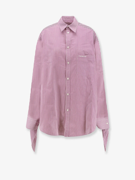 Balenciaga Knotted Cuffs cotton shirt