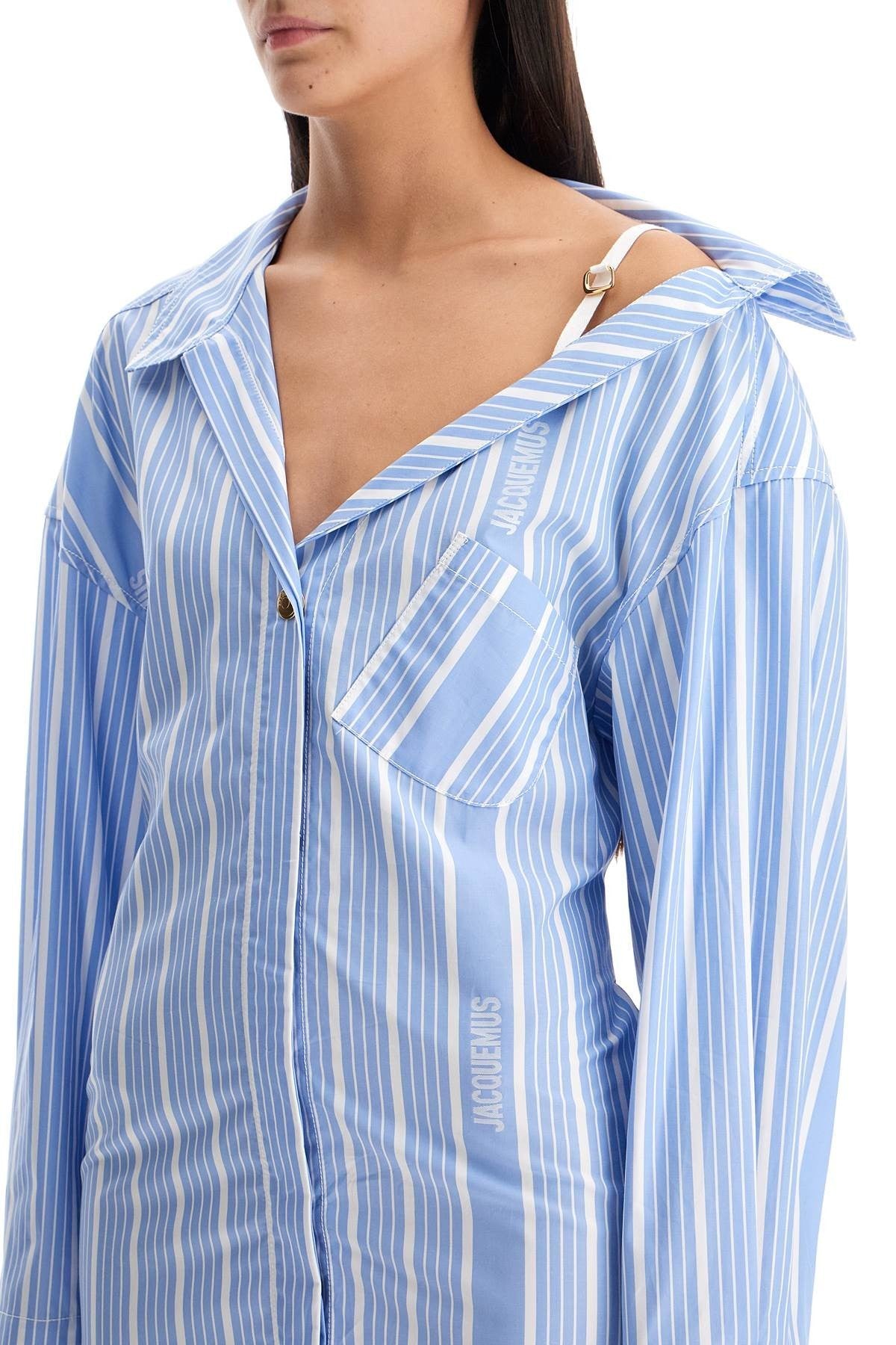 JACQUEMUS 'la mini robe chemise' shirt dress