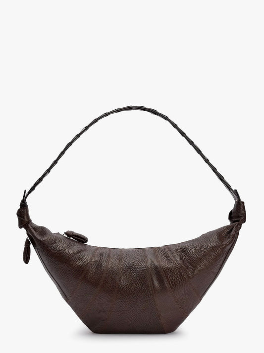 LEMAIRE Large croissant leather shoulder bag