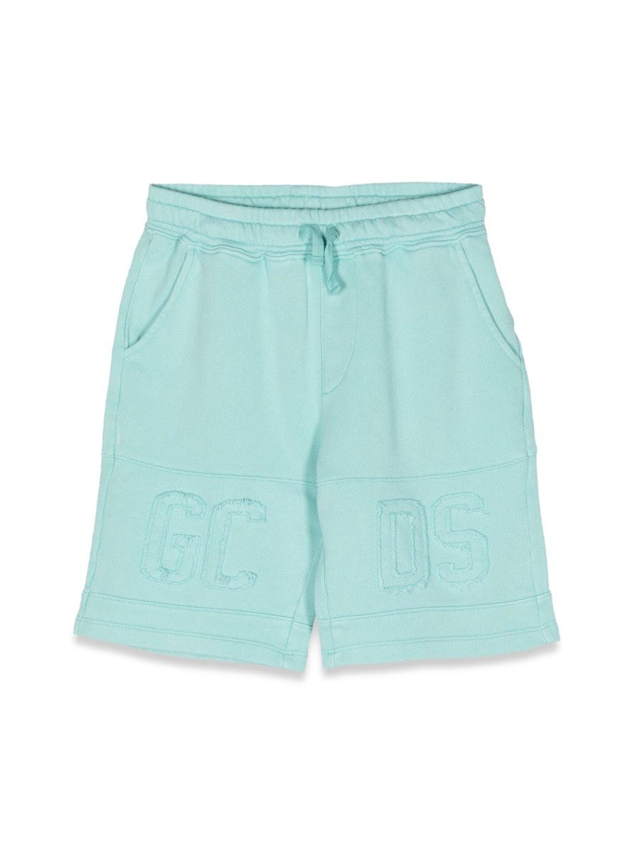 gcds large logo bermuda shorts