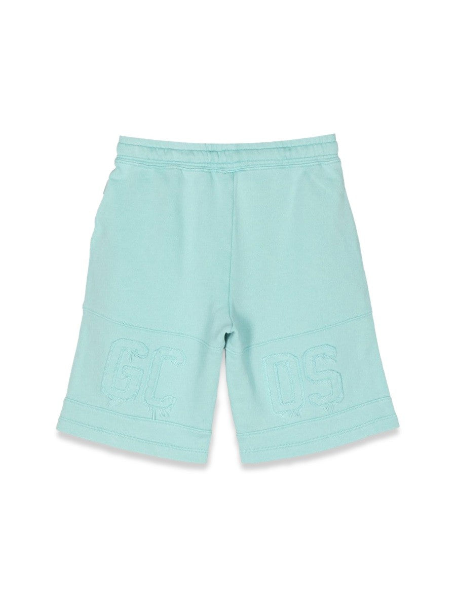 gcds large logo bermuda shorts