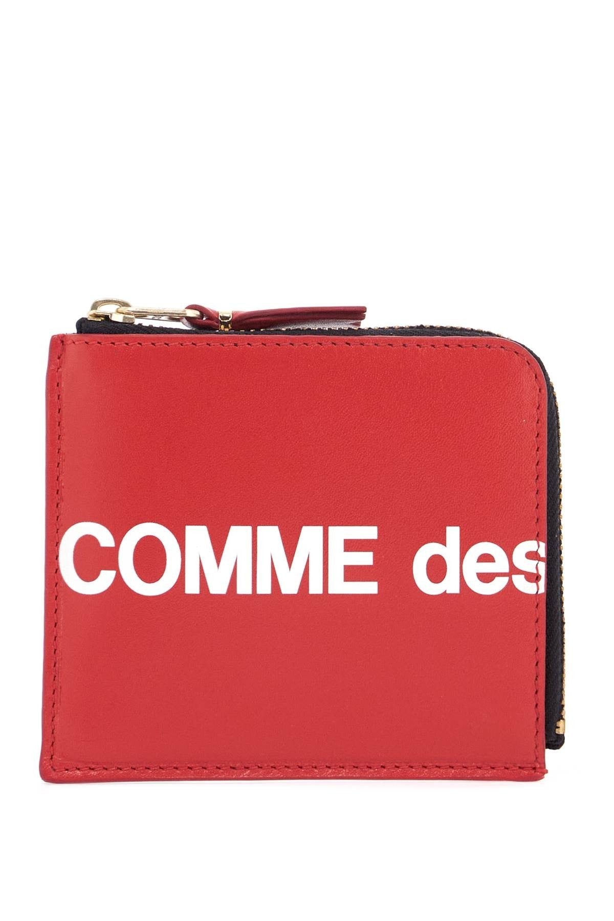 COMME DES GARCONS WALLET large red logo wallet