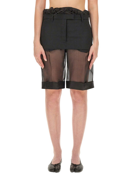 Maison Margiela LAYERED EFFECT PANTS SKIRT