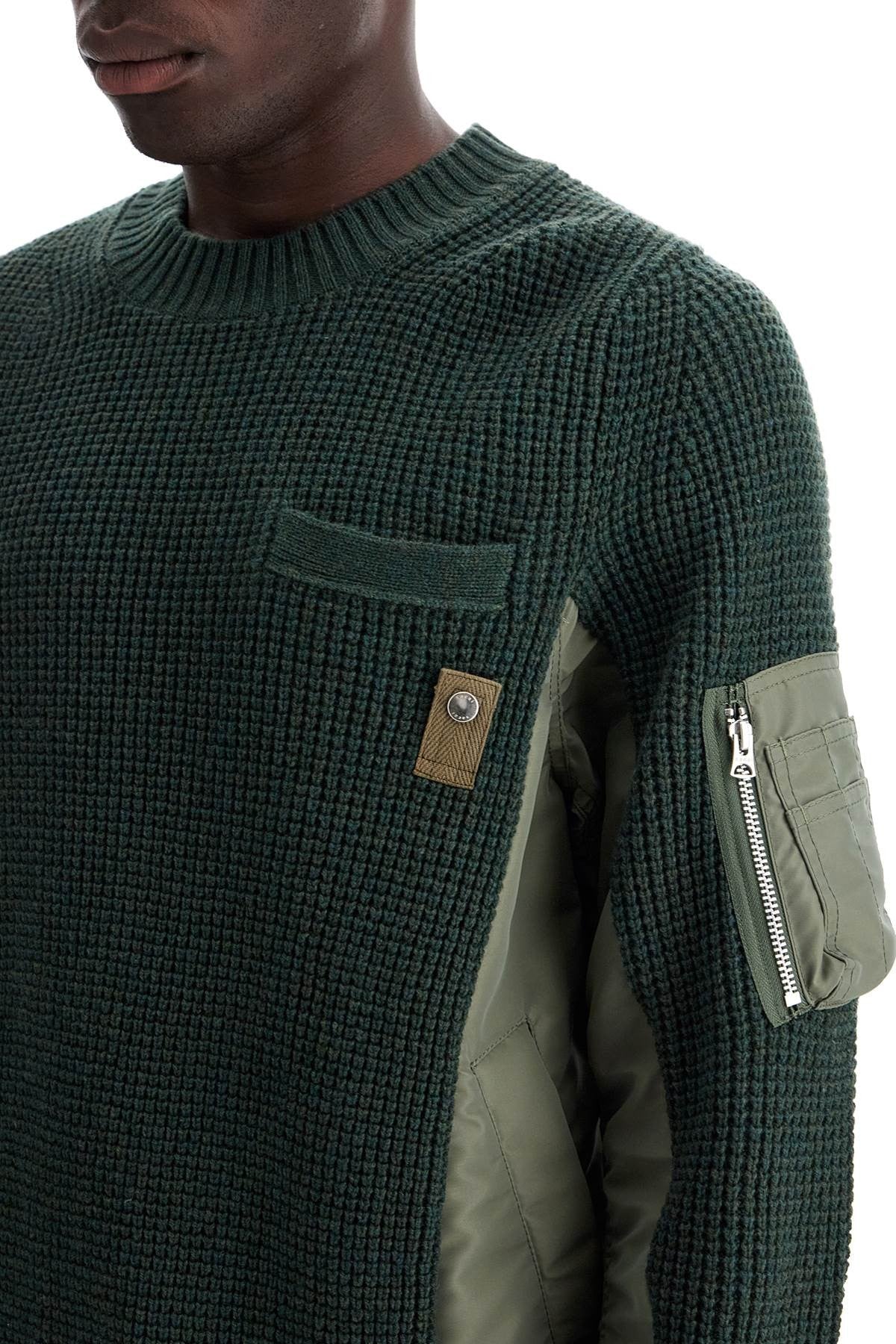 SACAI layered effect pullover