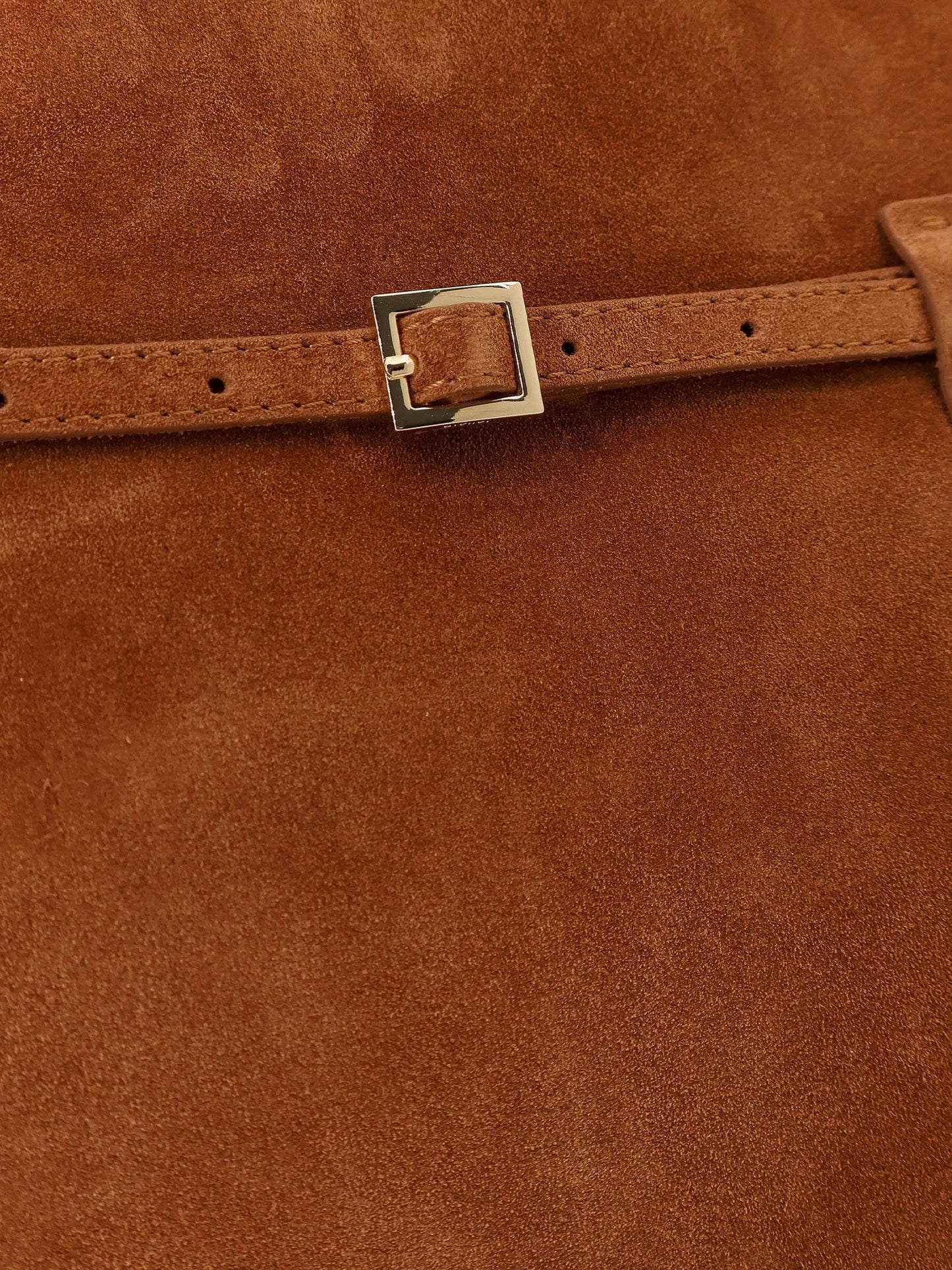 MANU ATELIER Le Cambon 35 suede shoulder bag