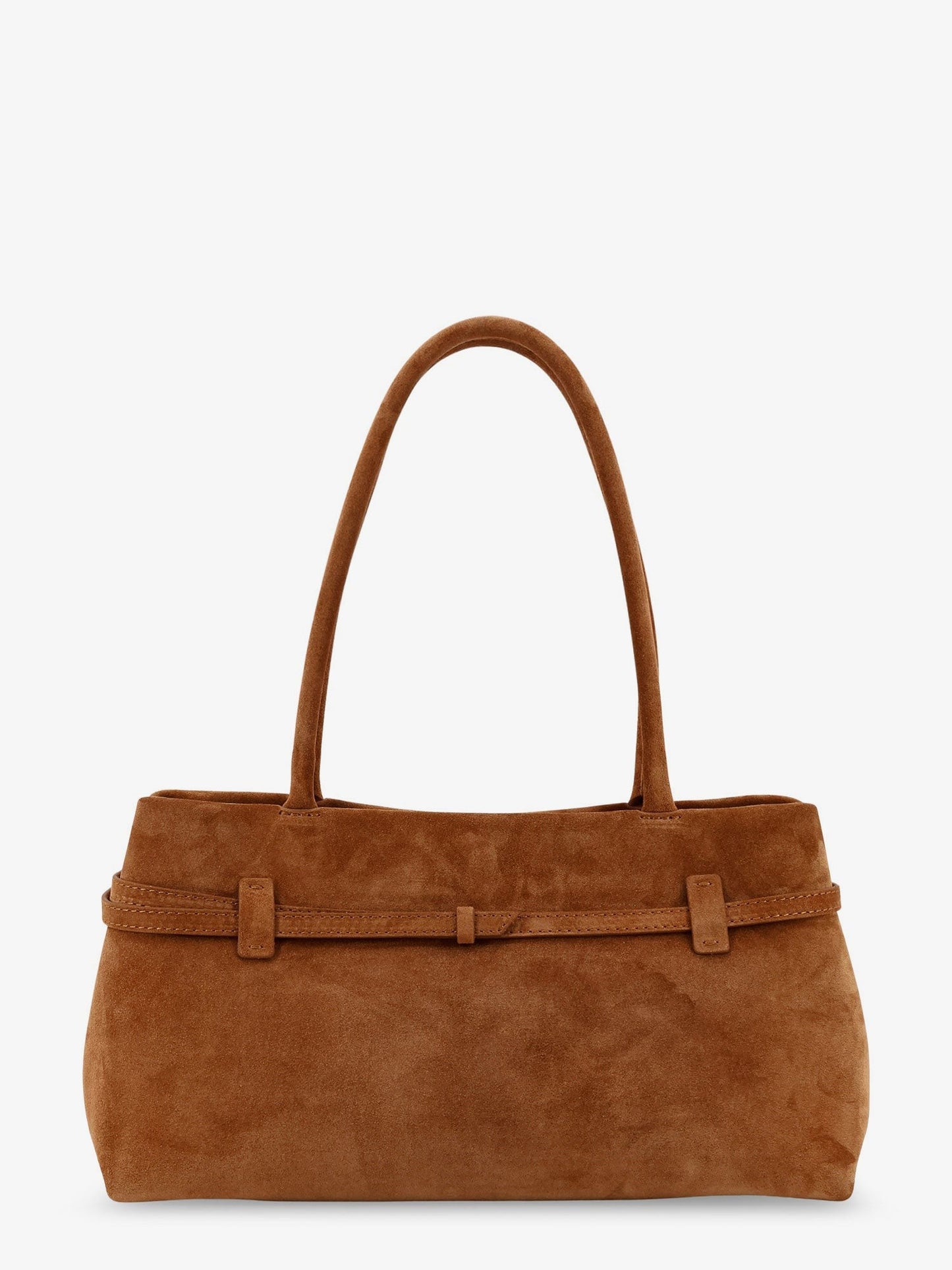 MANU ATELIER Le Cambon East West suede shoulder bag