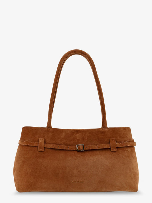 MANU ATELIER Le Cambon East West suede shoulder bag