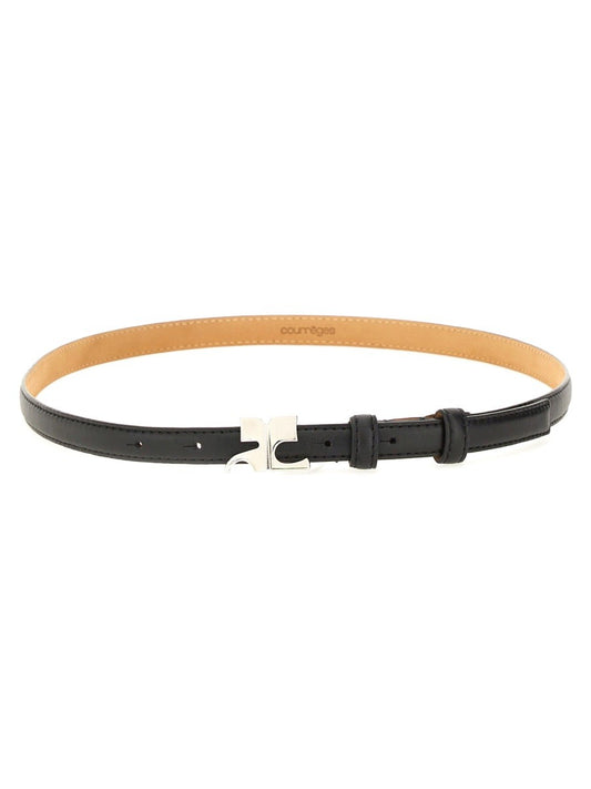 COURREGES LEATHER "AC" BELT