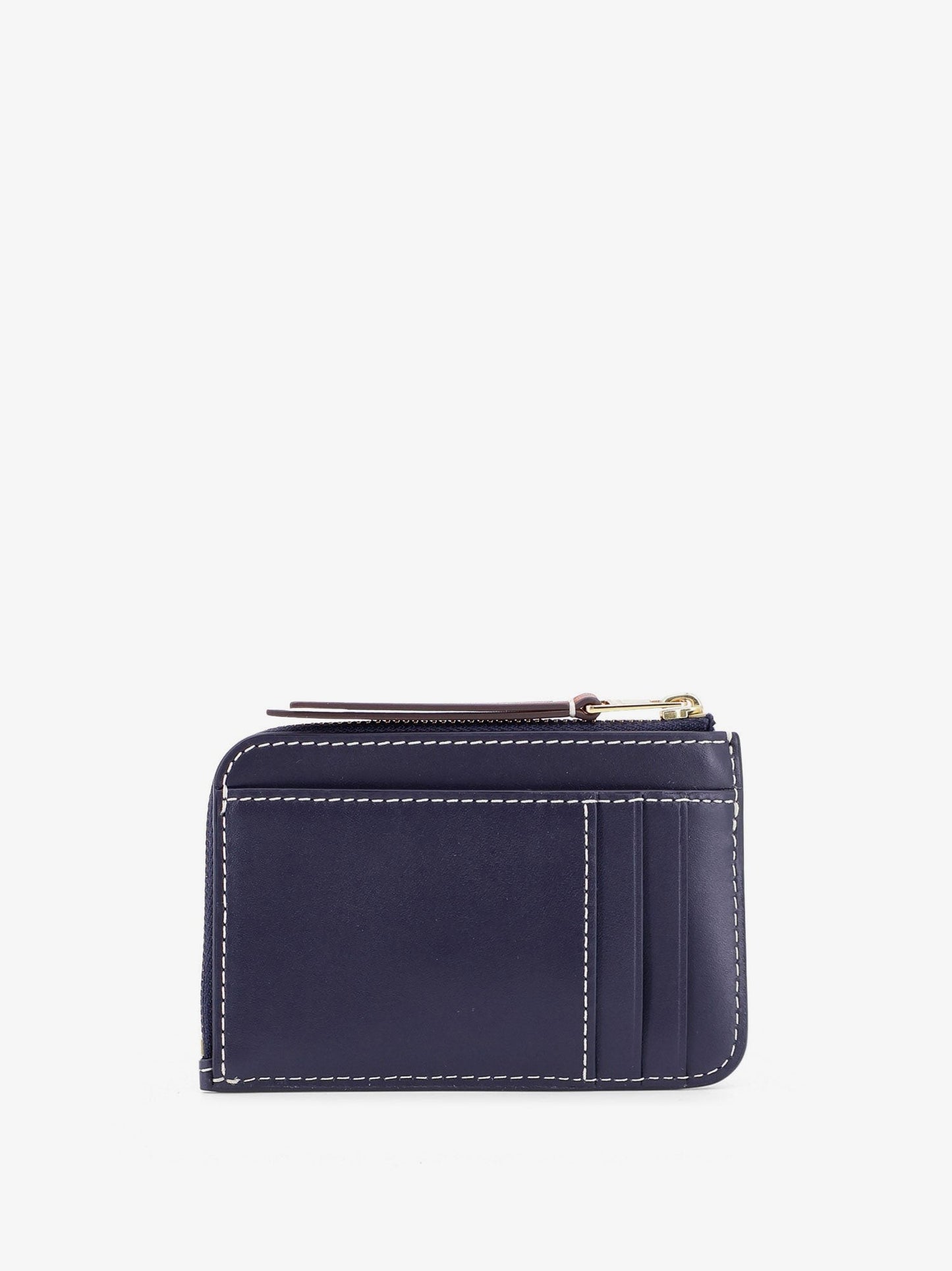 Tory Burch Leather and T monogram fabric wallet