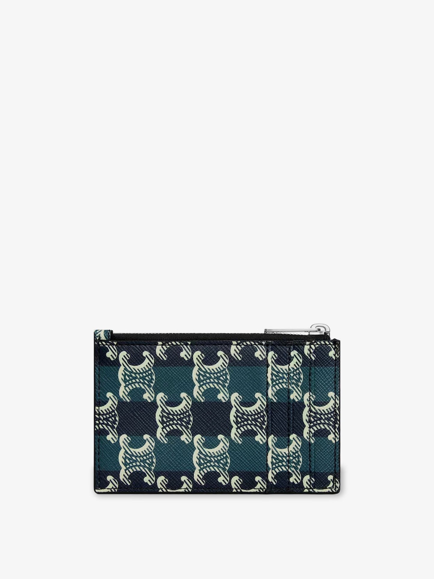 Celine Leather and Triomphe coated canvas card holder