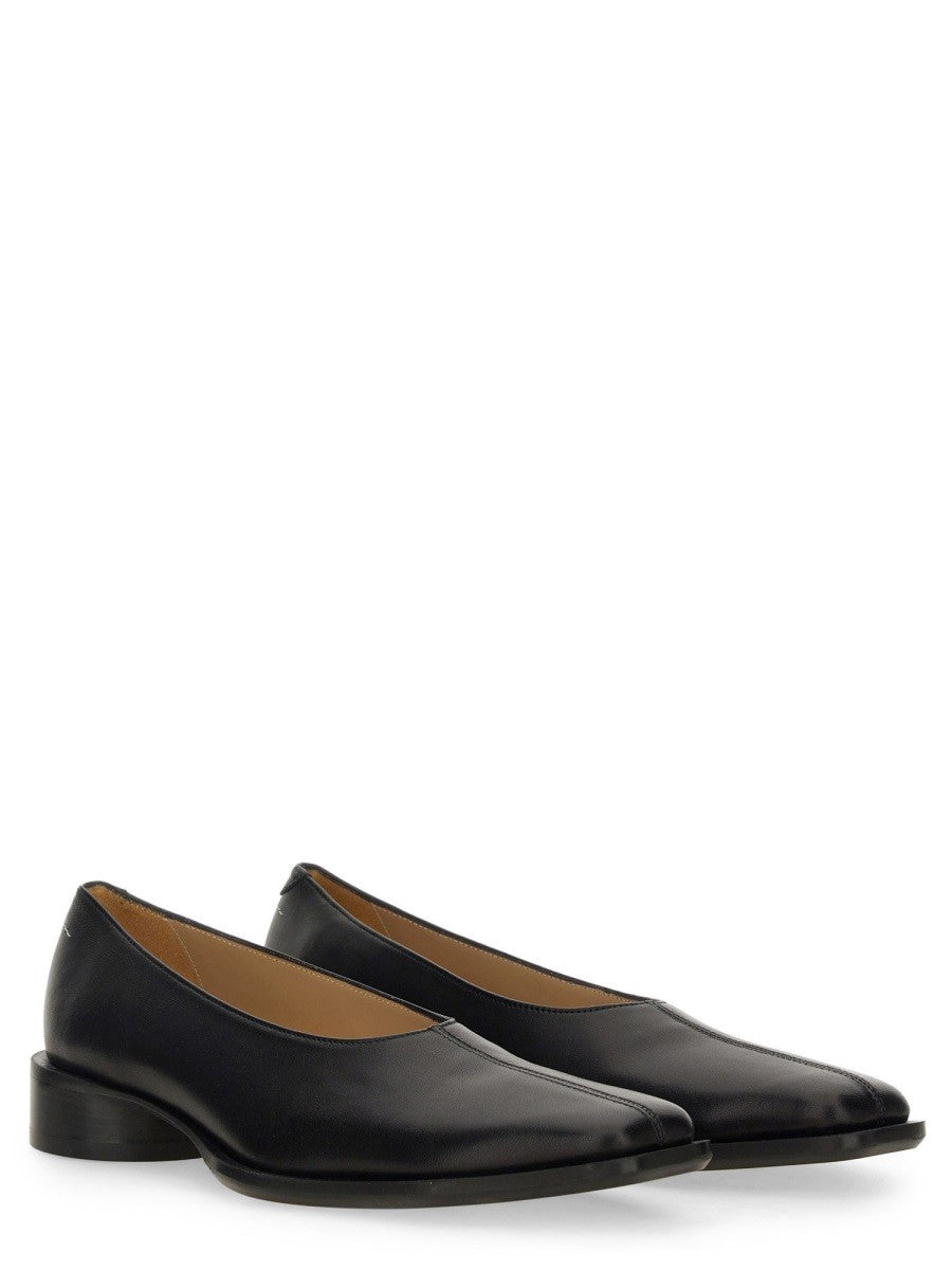MM6 MAISON MARGIELA LEATHER BALLERINA