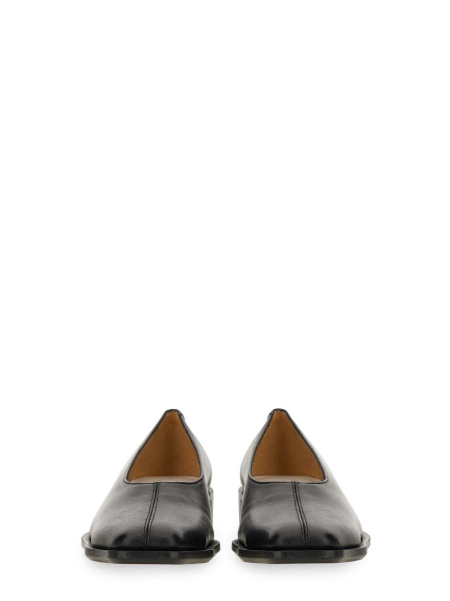 MM6 MAISON MARGIELA LEATHER BALLERINA