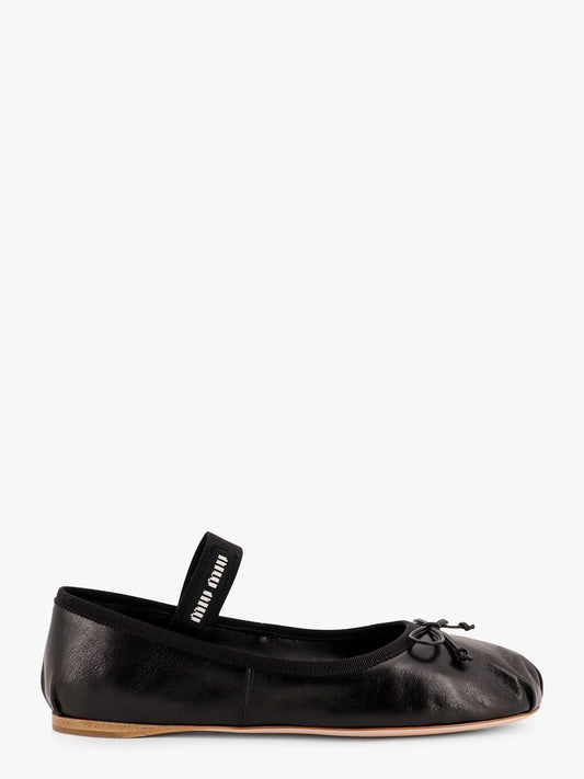 Miu Miu Leather Ballerinas