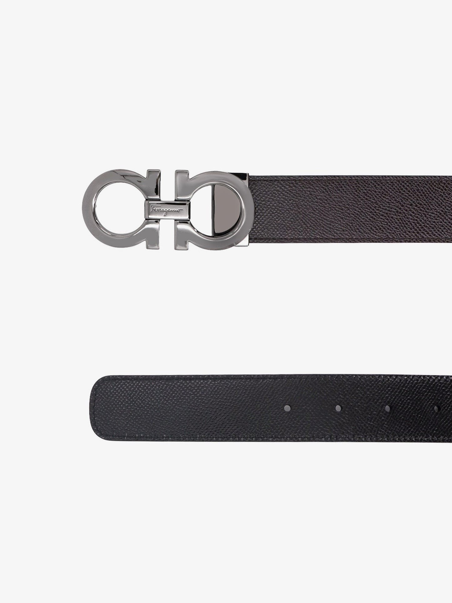 Ferragamo Leather belt with Gancini buckle