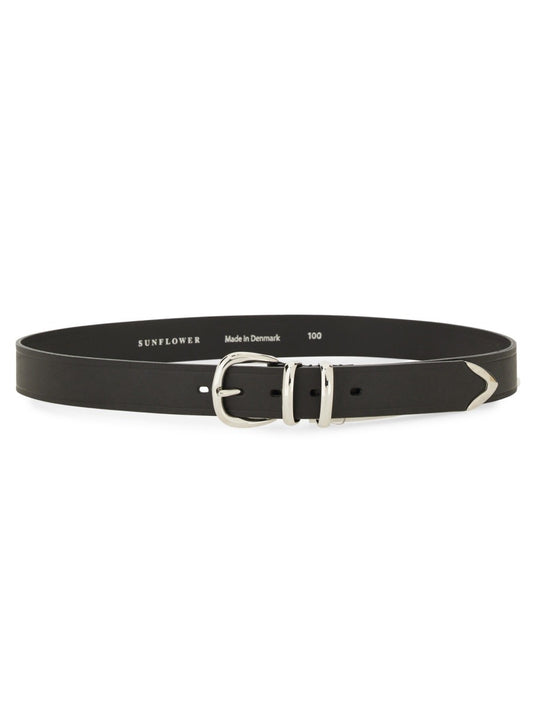 SUNFLOWER LEATHER BELT