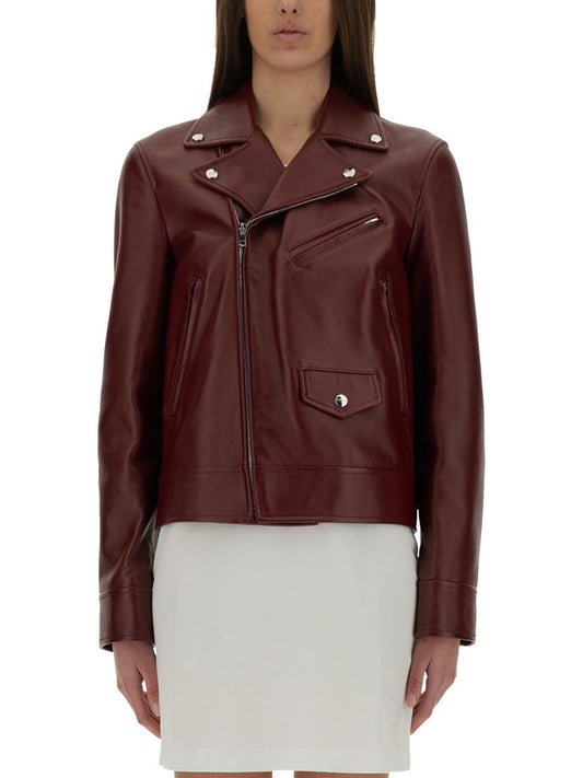 Gucci LEATHER BIKER JACKET