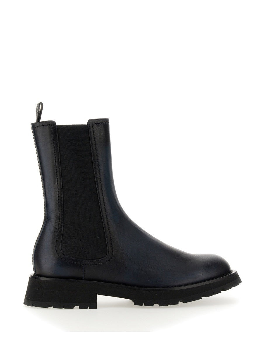 Alexander Mcqueen LEATHER BOOT