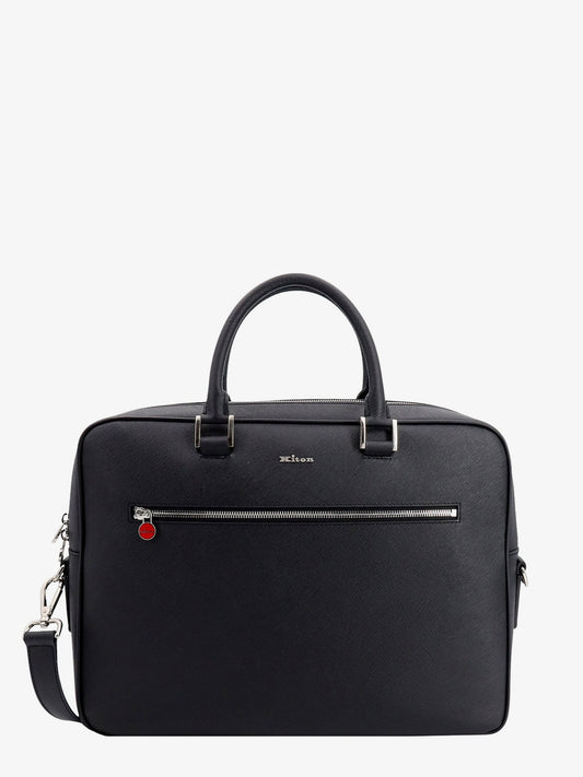 KITON CIRO PAONE Leather briefcase