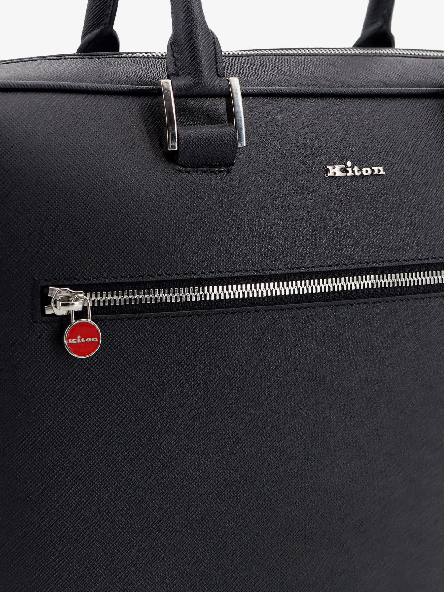 KITON CIRO PAONE Leather briefcase