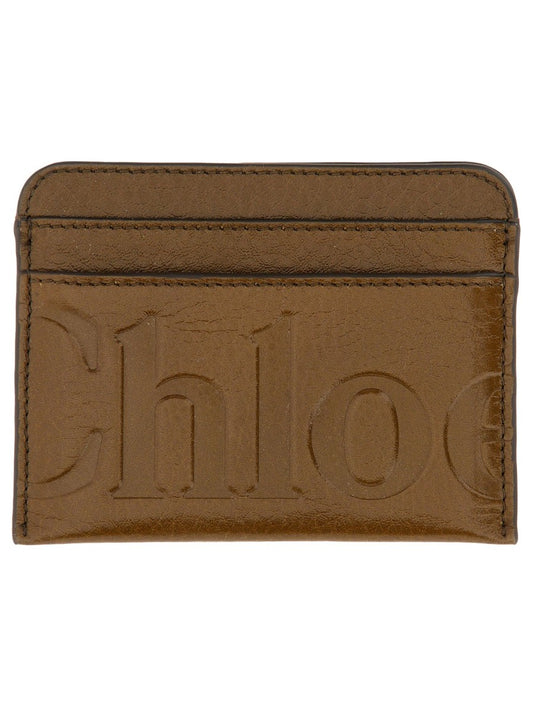 CHLOE' LEATHER CARD HOLDER