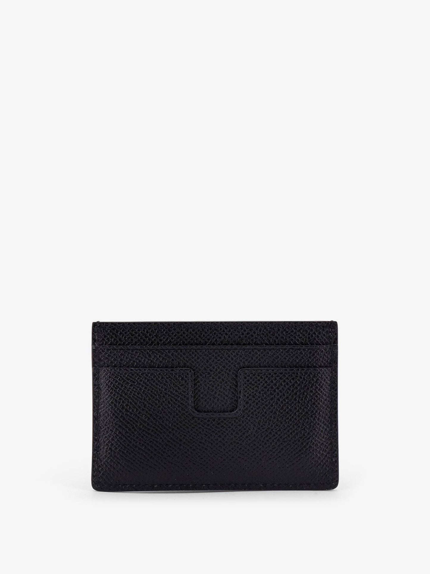 TOM FORD Leather cardholder with logo