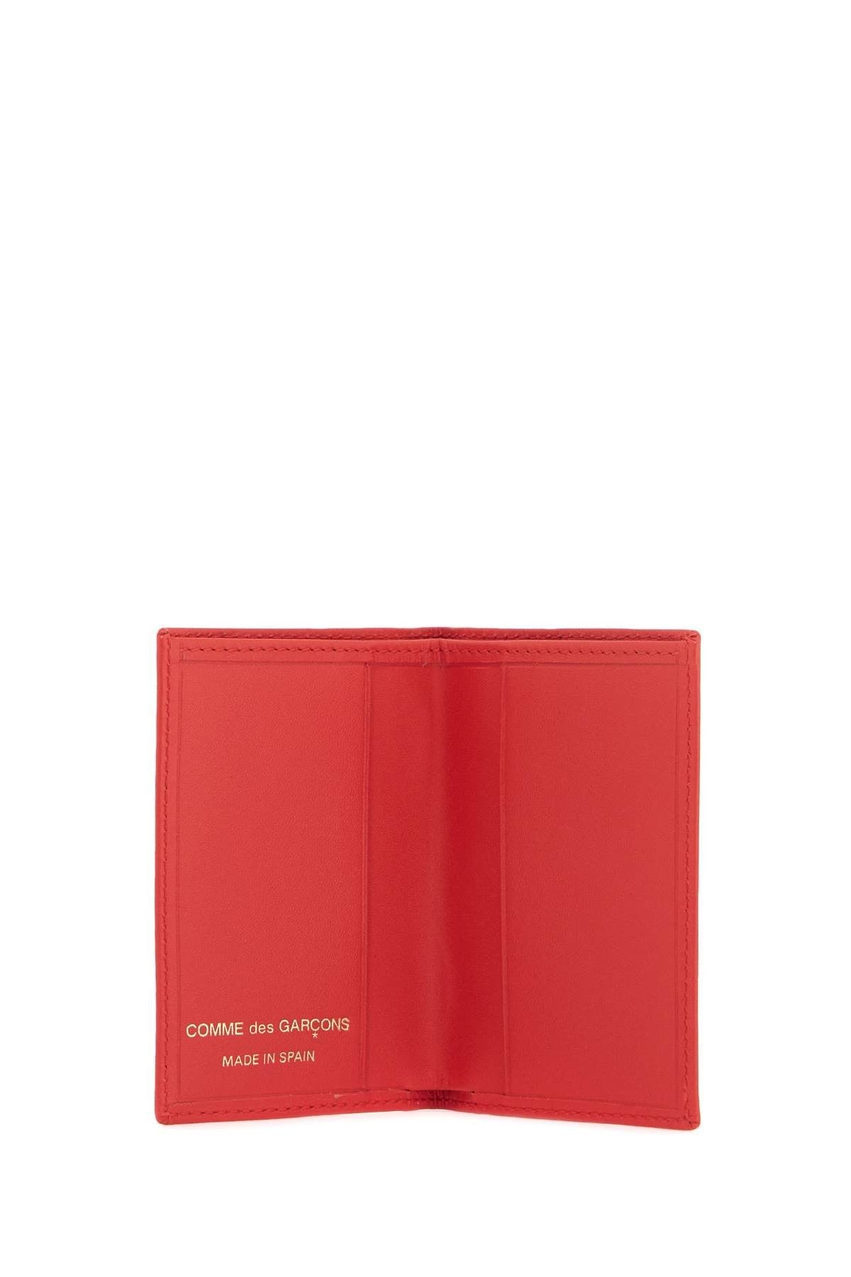 COMME DES GARCONS WALLET leather compact wallet