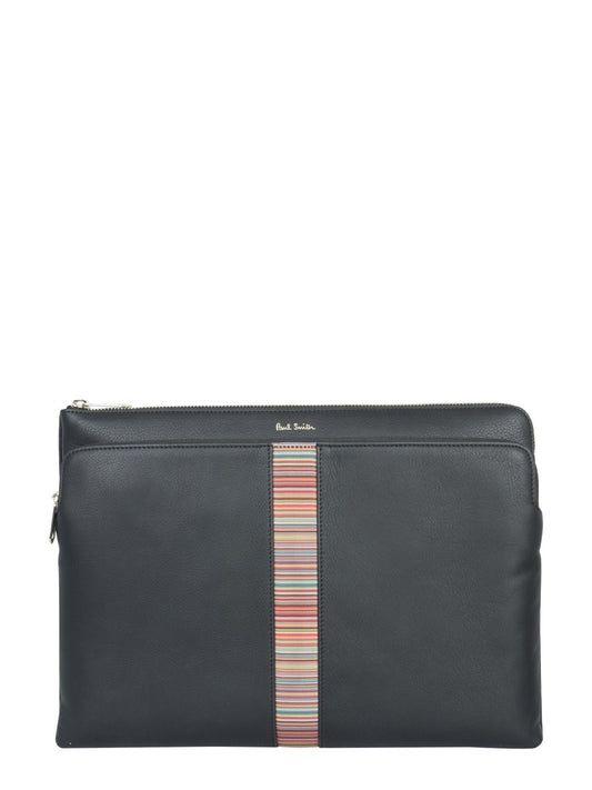 PAUL SMITH LEATHER DOCUMENT BAG