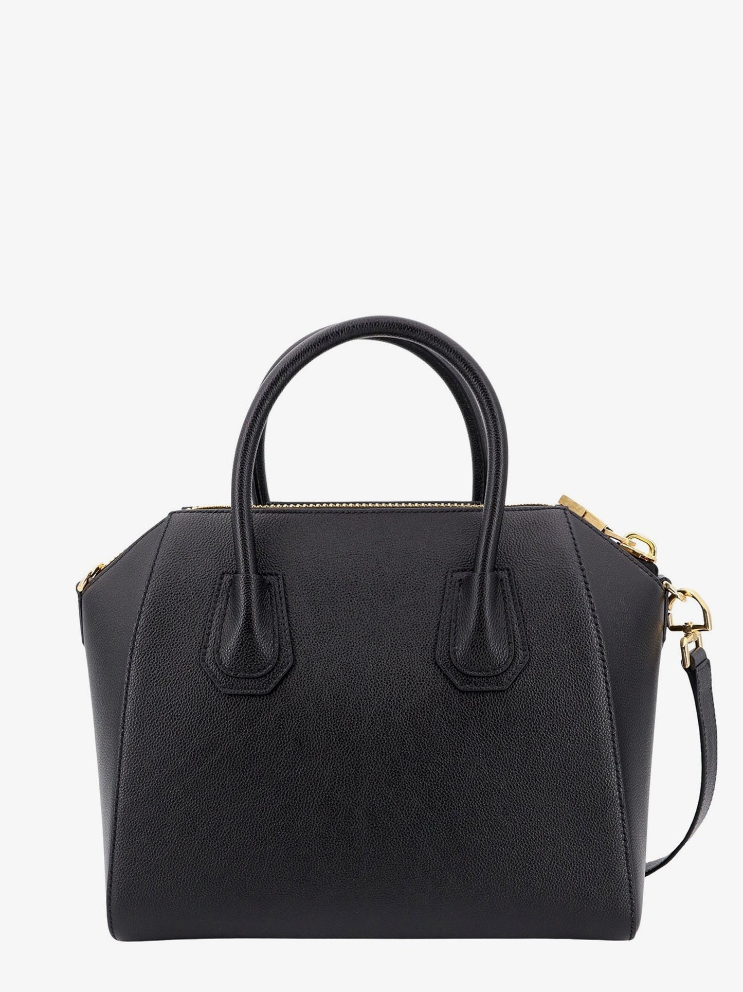 Givenchy Leather handbag with frontal logo print