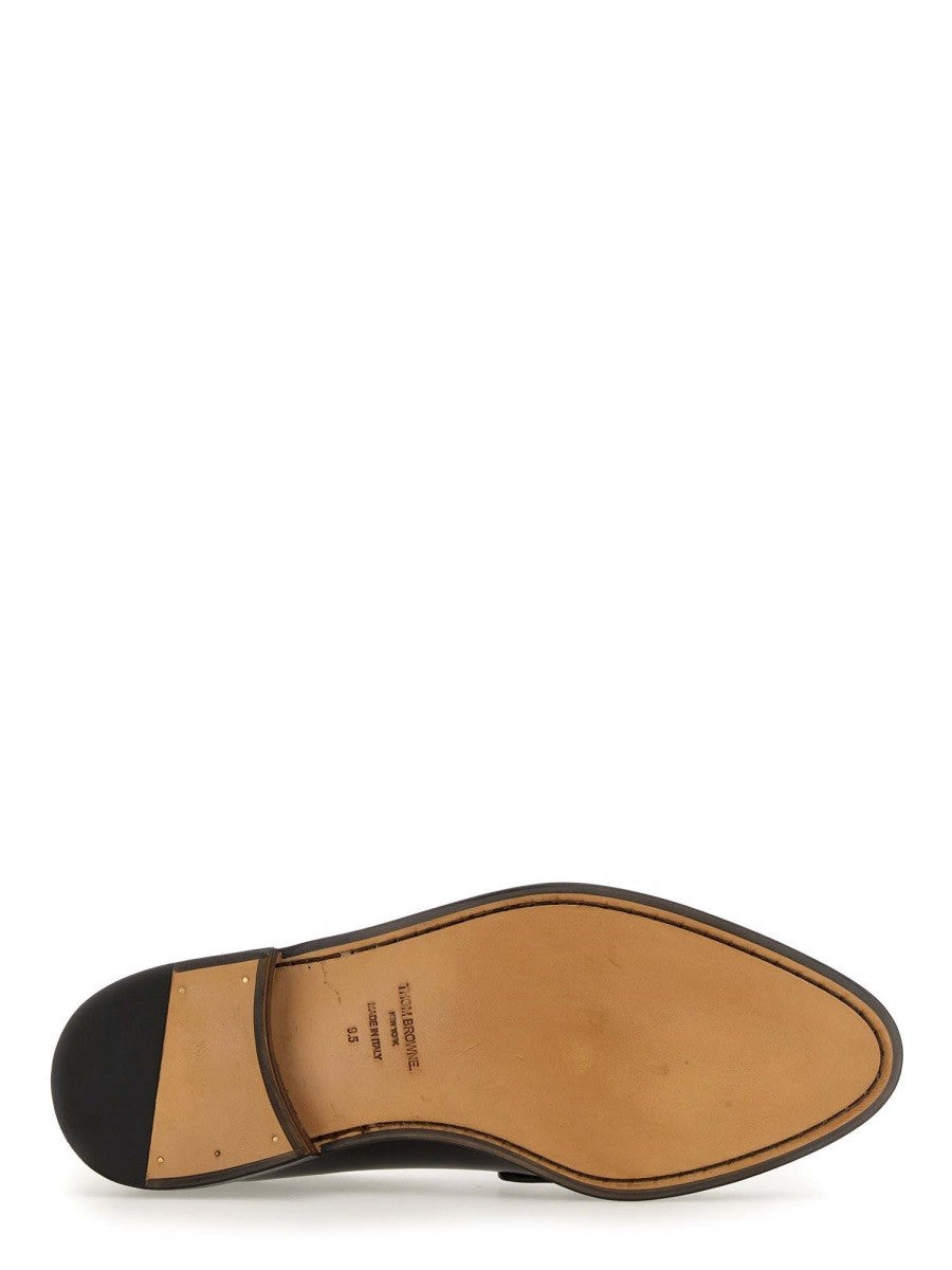 THOM BROWNE LEATHER LOAFER
