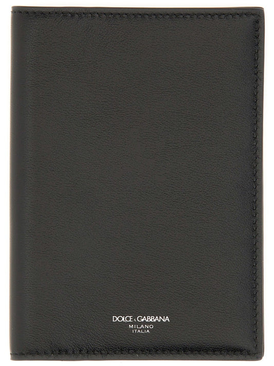 Dolce & Gabbana LEATHER PASSPORT HOLDER