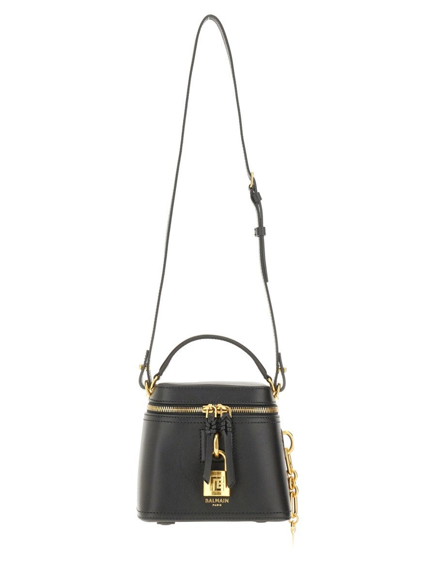 Balmain LEATHER "PULSE VANITY" BAG