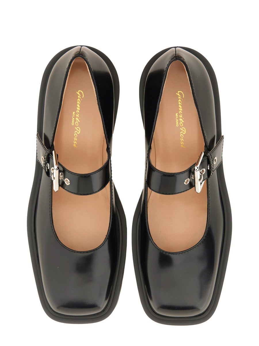 GIANVITO ROSSI LEATHER SANDAL
