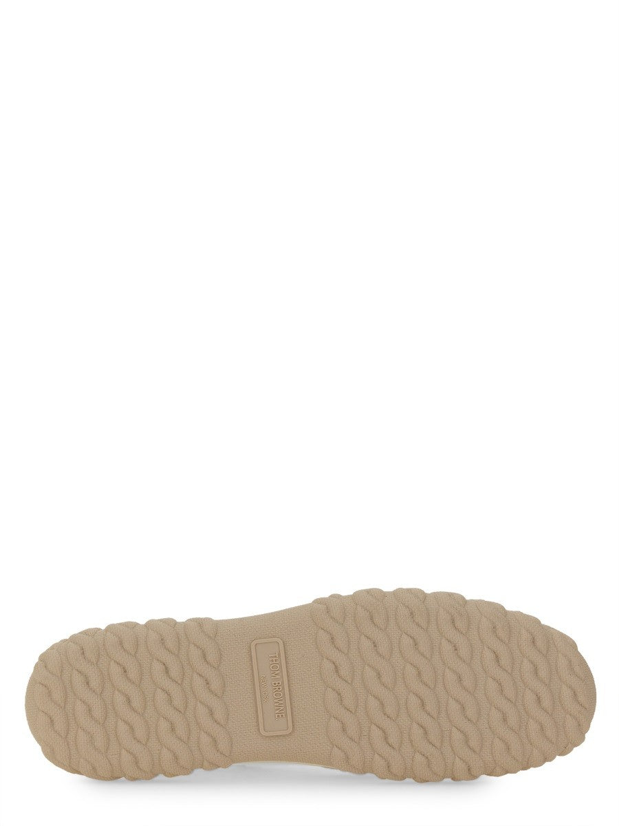 THOM BROWNE LEATHER SNEAKER