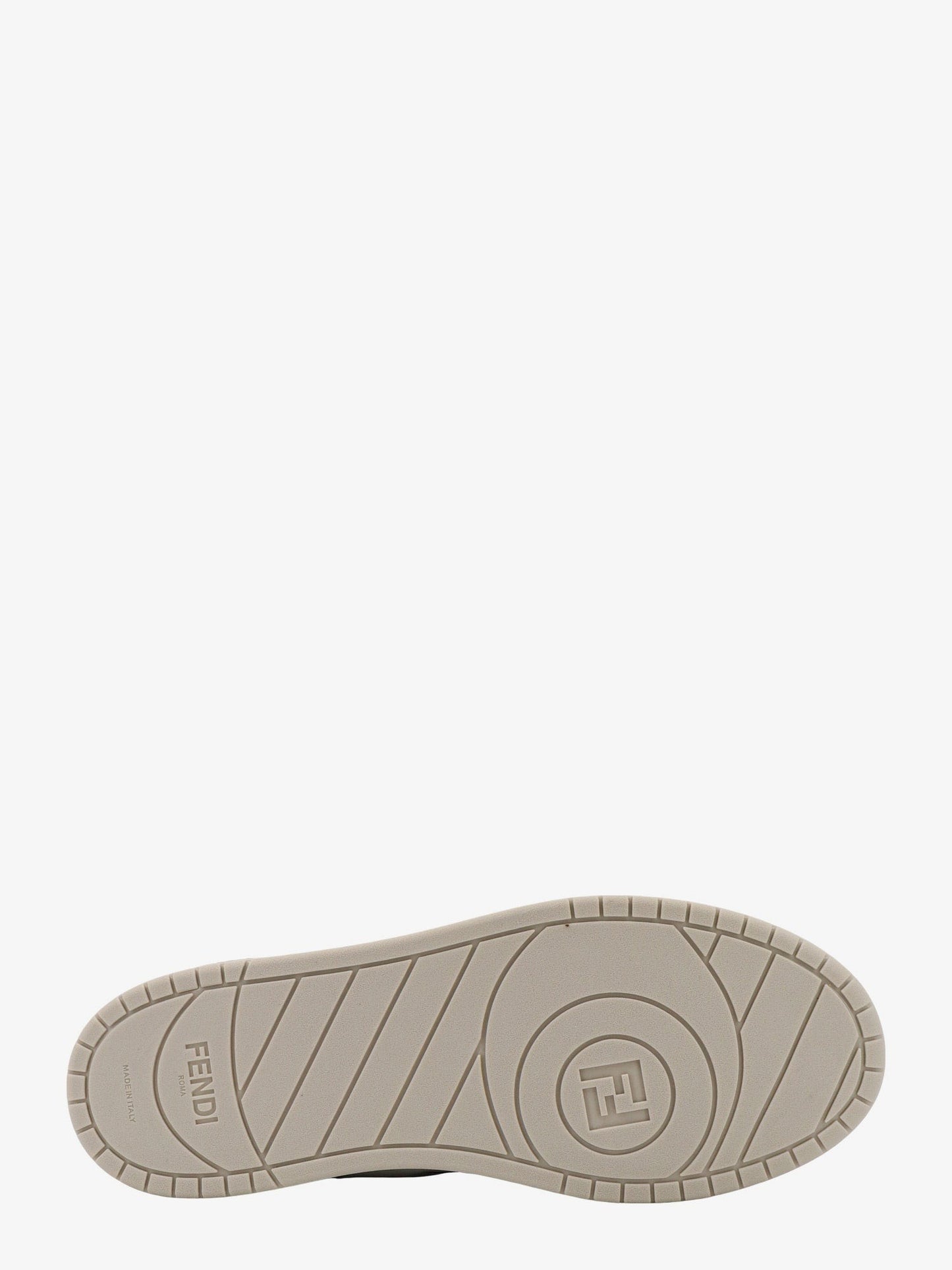Fendi Leather sneakers with ff lateral logo