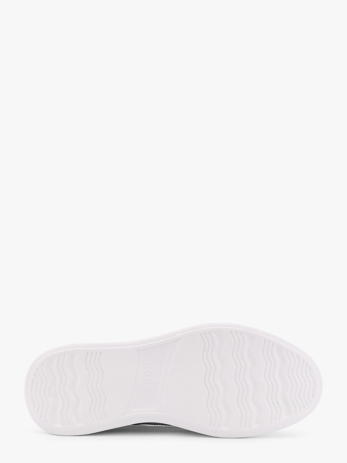 Hogan Leather sneakers with rhinestone logo on the side