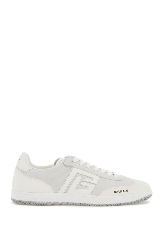 Balmain leather swan sneakers for