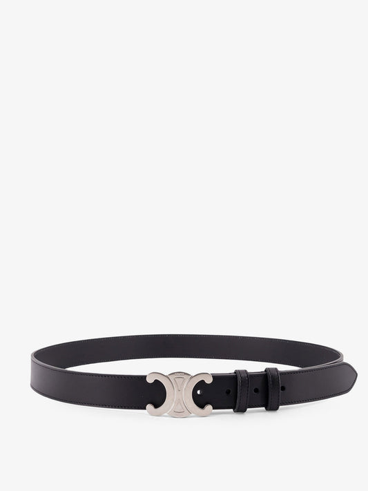 Celine Leather Triomphe belt