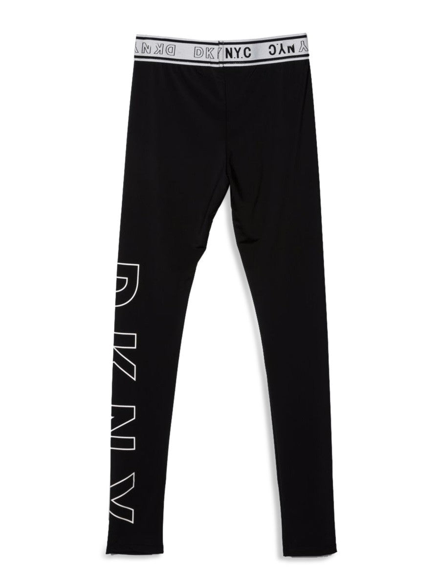 dkny LEGGINGS CON STAMPA