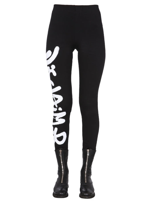 Disclaimer LEGGINGS WITH LOGO PRINT