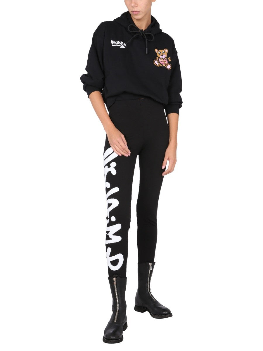 Disclaimer LEGGINGS WITH LOGO PRINT